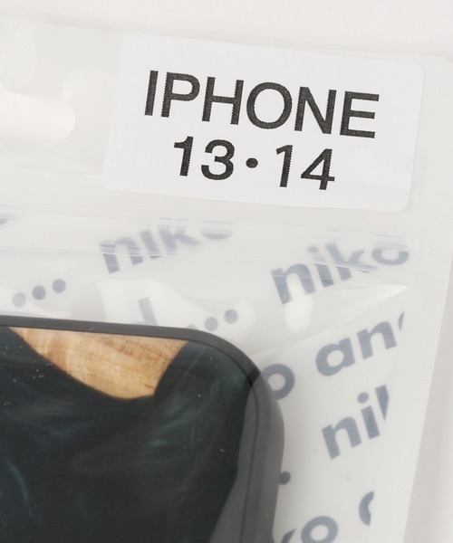niko and...（ニコアンド）の「オリジナルニコロゴiPhoneケース/(13/14兼用)（スマホケース/カバー・レディース・ホワイト/ブラック・0）」の10枚目の写真