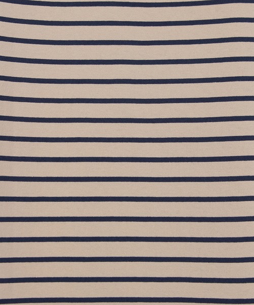 Disney（ディズニー）の「【DISNEY/ディズニー】Mickey Mouseワンポイント刺繍切替ボーダーTワンピース（ワンピース・レディース・ネイビー/ベージュ/オフホワイト・L/M）」の17枚目の写真