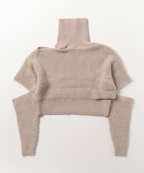 ANNA SUI NYC（アナ スイ エヌ ワイ シー）の「ANNA SUI NYC フェザースラッシュ タートルネック ニットトップス 【SP】（ニット/セーター・レディース・ベージュ/ブラック/ブルー・FREE）」の9枚目の写真