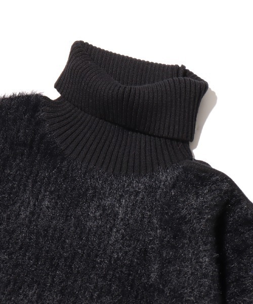 ANNA SUI NYC（アナ スイ エヌ ワイ シー）の「ANNA SUI NYC フェザースラッシュ タートルネック ニットトップス 【SP】（ニット/セーター・レディース・ベージュ/ブラック/ブルー・FREE）」の15枚目の写真