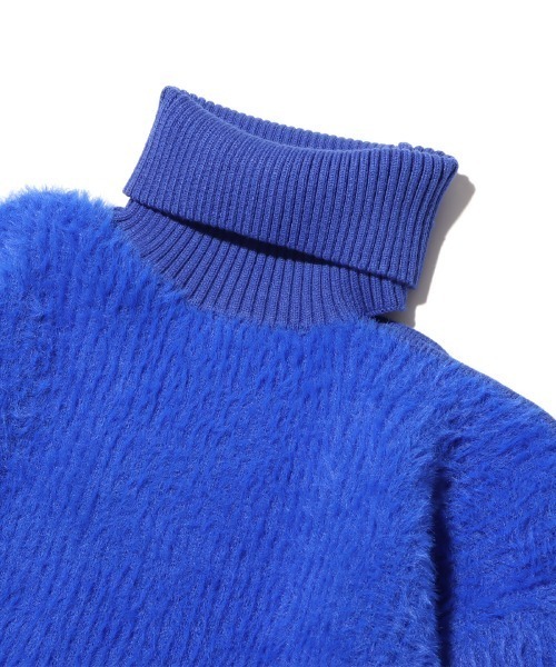 ANNA SUI NYC（アナ スイ エヌ ワイ シー）の「ANNA SUI NYC フェザースラッシュ タートルネック ニットトップス 【SP】（ニット/セーター・レディース・ベージュ/ブラック/ブルー・FREE）」の14枚目の写真