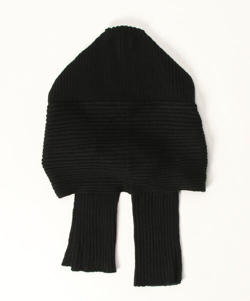 TITE IN THE STORE（ティテ　インザ　ストア）の「マフラーニットバラクラバ（マフラー・レディース・ホワイト/ブラック・FREE）」の3枚目の写真