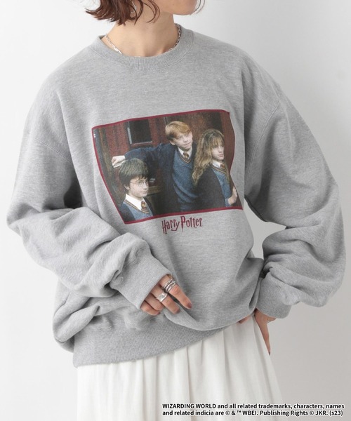 GOOD ROCK SPEED(グッドロックスピード)の「HarryPotter/ハリーポッター裏毛スウェット(スウェット・レディース・ブラック/ホワイト/グレー・FREE)」の3枚目の写真