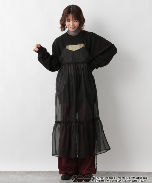 GOOD ROCK SPEED(グッドロックスピード)の「HarryPotter/ハリーポッター裏毛スウェット(スウェット・レディース・ブラック/ホワイト/グレー・FREE)」の16枚目の写真