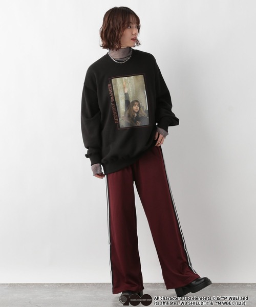 GOOD ROCK SPEED(グッドロックスピード)の「HarryPotter/ハリーポッター裏毛スウェット(スウェット・レディース・ブラック/ホワイト/グレー・FREE)」の18枚目の写真