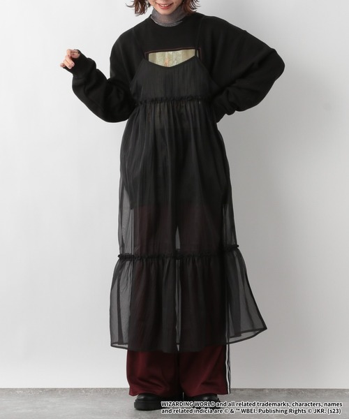 GOOD ROCK SPEED(グッドロックスピード)の「HarryPotter/ハリーポッター裏毛スウェット(スウェット・レディース・ブラック/ホワイト/グレー・FREE)」の5枚目の写真