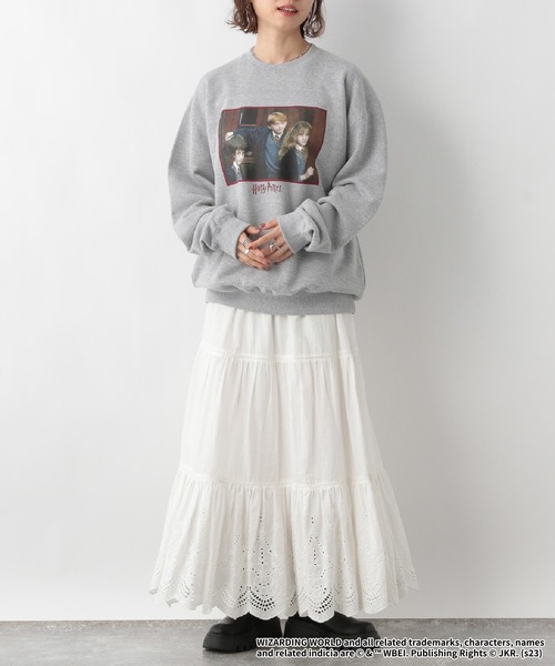GOOD ROCK SPEED(グッドロックスピード)の「HarryPotter/ハリーポッター裏毛スウェット(スウェット・レディース・ブラック/ホワイト/グレー・FREE)」の10枚目の写真