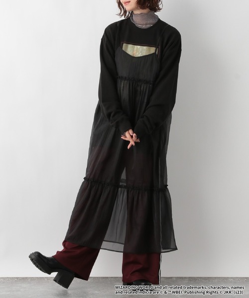 GOOD ROCK SPEED(グッドロックスピード)の「HarryPotter/ハリーポッター裏毛スウェット(スウェット・レディース・ブラック/ホワイト/グレー・FREE)」の6枚目の写真