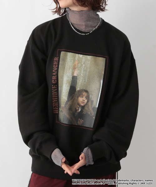 GOOD ROCK SPEED(グッドロックスピード)の「HarryPotter/ハリーポッター裏毛スウェット(スウェット・レディース・ブラック/ホワイト/グレー・FREE)」の12枚目の写真