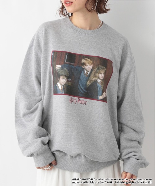 GOOD ROCK SPEED(グッドロックスピード)の「HarryPotter/ハリーポッター裏毛スウェット(スウェット・レディース・ブラック/ホワイト/グレー・FREE)」の13枚目の写真