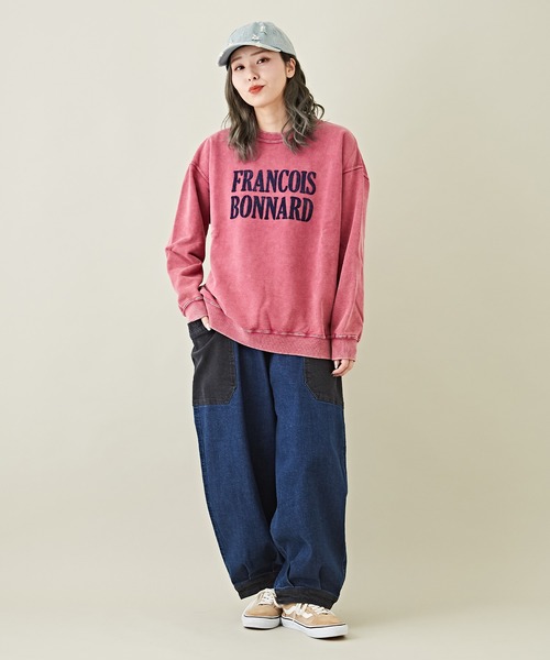 CUBE SUGAR（キューブシュガー）の「10オンスストレッチデニム裏起毛バルーンパンツ（デニムパンツ・レディース・マルチ/ブラック/インディゴブルー・M）」の16枚目の写真