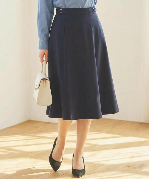 ANY SIS（エニィスィス）の「【セットアップ対応】褒めらレディフレア スカート（スカート・レディース・アイボリー系/ネイビー系/ライトグレー系/ベージュ系・1/2/3）」の4枚目の写真