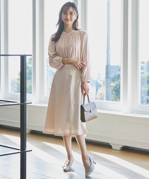 ANY SIS（エニィスィス）の「【セットアップ対応】褒めらレディフレア スカート（スカート・レディース・アイボリー系/ネイビー系/ライトグレー系/ベージュ系・1/2/3）」の11枚目の写真