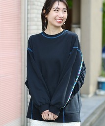 ギャザースリーブプルオーバー