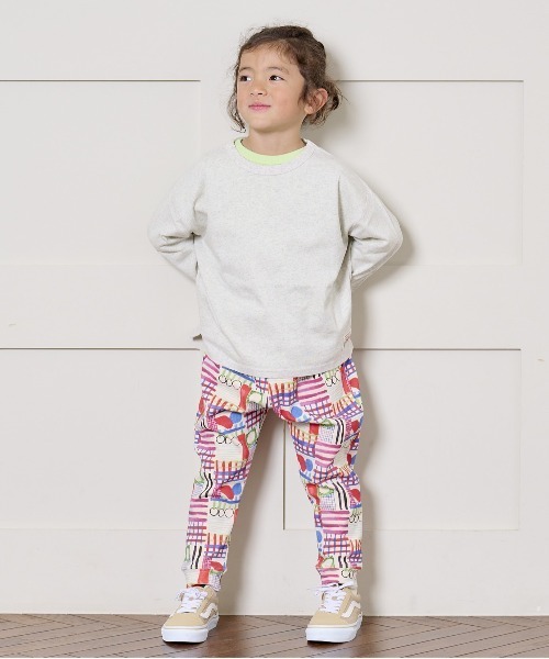 HOGAN RANCH WEAR(ホーガンランチウエア)の「ソウガラサルエルロングパンツ(80~130cm)(その他パンツ・キッズ・チェック/ラベンダー/ブルー/マルチ/オレンジ/グリーン/グレー/オフホワイト/ベージュ/ブラック・90/100/110/120/80/130/95)」の19枚目の写真