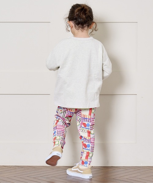 HOGAN RANCH WEAR(ホーガンランチウエア)の「ソウガラサルエルロングパンツ(80~130cm)(その他パンツ・キッズ・チェック/ラベンダー/ブルー/マルチ/オレンジ/グリーン/グレー/オフホワイト/ベージュ/ブラック・90/100/110/120/80/130/95)」の20枚目の写真