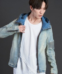 NO ID.（ノーアイディ）の「【NO ID.】Ultimate Stretch Denim Hooded Blouson / アルティメット ストレッチ デニム フーデッド ブルゾン（ブルゾン）」