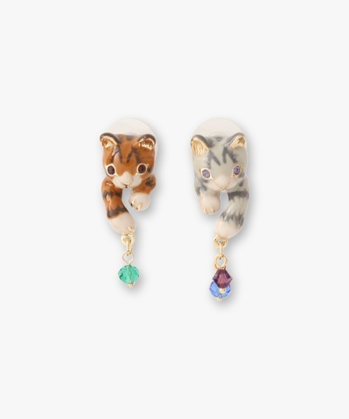 ANNA SUI(アナスイ)の「猫モチーフ ピアス(ピアス(両耳用 ANNA SUI(アナスイ)の「猫モチーフ ピアス(ピアス(両耳用