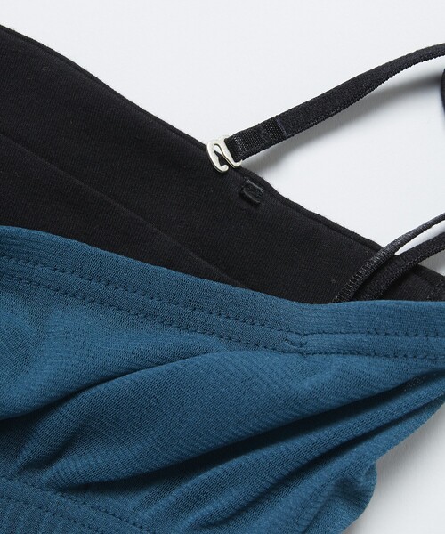 Firsthand（ファーストハンド）の「Firsthand/ファーストハンド オーガニックコットン天竺3WAYバンドゥブラ / バックチュールブラレット（インナーウェア/肌着・レディース・ホワイト/ブラック/サックスブルー・ﾌﾘ-）」の14枚目の写真