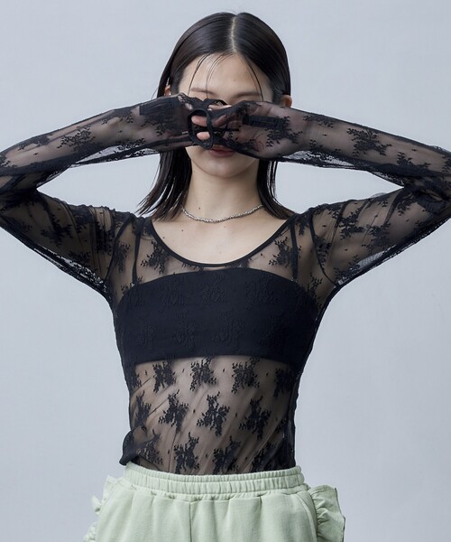 Firsthand（ファーストハンド）の「Firsthand/ファーストハンド オーガニックコットン天竺3WAYバンドゥブラ / バックチュールブラレット（インナーウェア/肌着・レディース・ホワイト/ブラック/サックスブルー・ﾌﾘ-）」の19枚目の写真