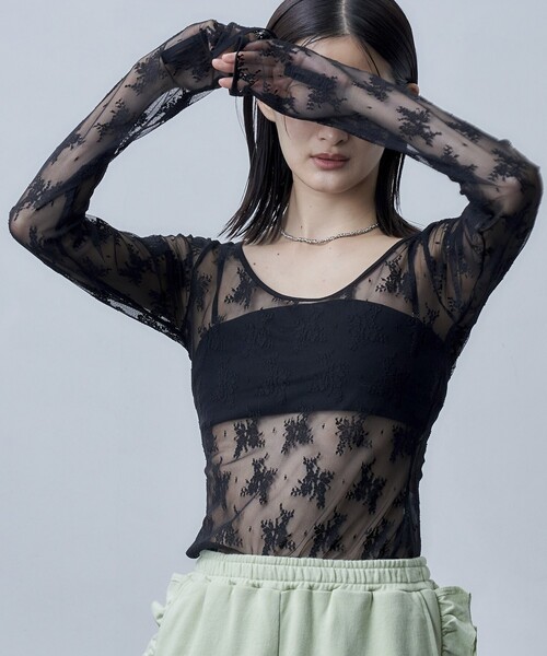 Firsthand（ファーストハンド）の「Firsthand/ファーストハンド オーガニックコットン天竺3WAYバンドゥブラ / バックチュールブラレット（インナーウェア/肌着・レディース・ホワイト/ブラック/サックスブルー・ﾌﾘ-）」の20枚目の写真