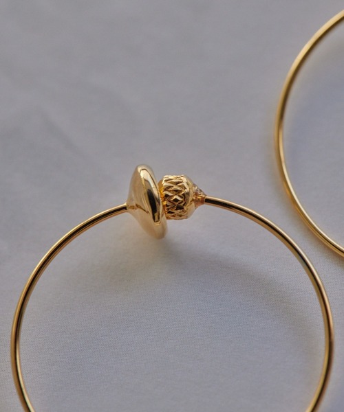 ear PAPILLONNER（イアパピヨネ）の「極細20mmフープイヤリング（イヤリング・レディース・ゴールド/シルバー・FREE）」の8枚目の写真