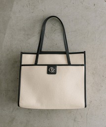 OLIVE des OLIVE | 【WEB限定】エンブレム付きトリミングトートバッグ 1041120050(トートバッグ)