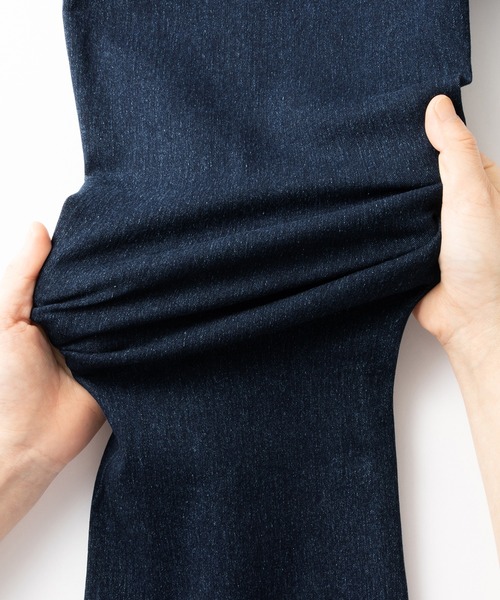 alotta（アロッタ）の「フロントスリットパール調ストレッチパンツ（その他パンツ・レディース・ブラック/ブルー・M/L）」の17枚目の写真