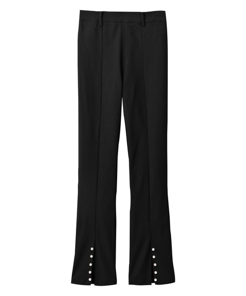 alotta（アロッタ）の「フロントスリットパール調ストレッチパンツ（その他パンツ・レディース・ブラック/ブルー・M/L）」の13枚目の写真