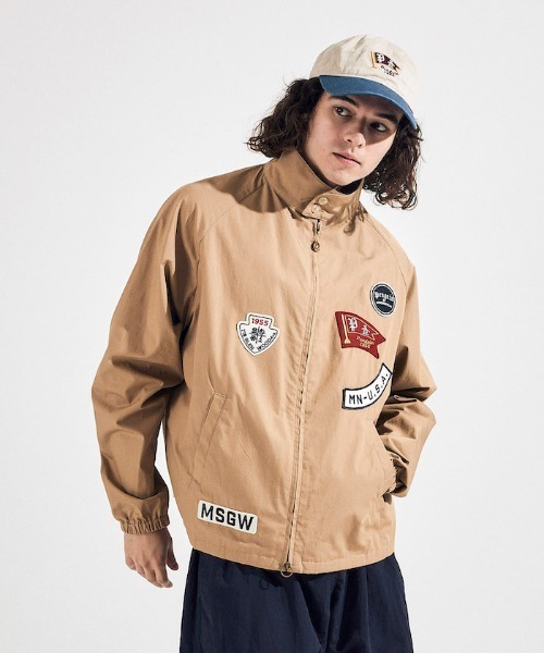 penguin BY MUNSINGWEAR（ペンギン バイ マンシングウェア）の「GOLF SWING TOP / ゴルフスウィングトップ（ブルゾン・メンズ・ベージュ/ネイビー・L/XL/M）」の6枚目の写真