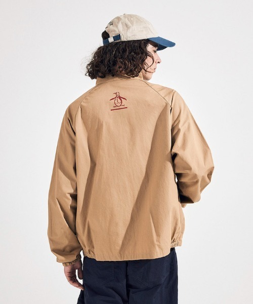 penguin BY MUNSINGWEAR（ペンギン バイ マンシングウェア）の「GOLF SWING TOP / ゴルフスウィングトップ（ブルゾン・メンズ・ベージュ/ネイビー・L/XL/M）」の17枚目の写真
