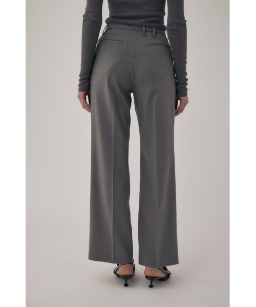 M_（エムアンダーバー）の「リサイクルポリエステル使用 ベルト付きスラックス（スラックス・レディース・グレー/オレンジ・2/1/0）」の7枚目の写真