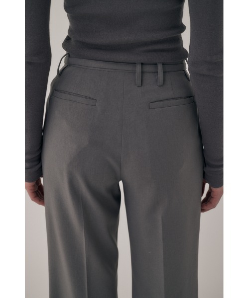 M_（エムアンダーバー）の「リサイクルポリエステル使用 ベルト付きスラックス（スラックス・レディース・グレー/オレンジ・2/1/0）」の9枚目の写真