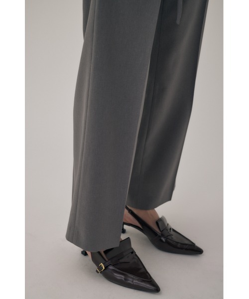 M_（エムアンダーバー）の「リサイクルポリエステル使用 ベルト付きスラックス（スラックス・レディース・グレー/オレンジ・2/1/0）」の11枚目の写真