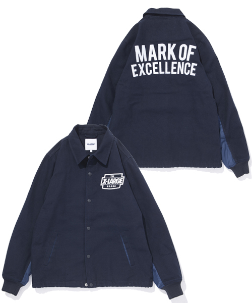 XLARGE(エクストララージ)の「HEAVY OX COACHES JACKET(ブルゾン・メンズ・ホワイト/ブラック/ネイビー・SMALL/X-LARGE/MEDIUM/LARGE)」の3枚目の写真