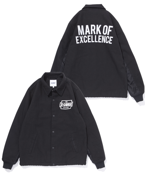 XLARGE(エクストララージ)の「HEAVY OX COACHES JACKET(ブルゾン・メンズ・ホワイト/ブラック/ネイビー・SMALL/X-LARGE/MEDIUM/LARGE)」の2枚目の写真