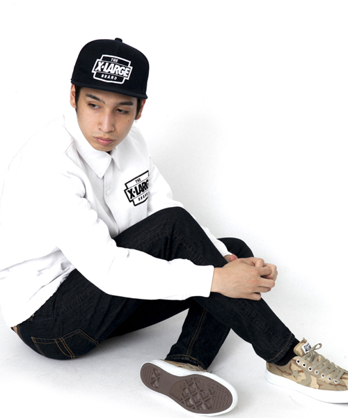 XLARGE(エクストララージ)の「HEAVY OX COACHES JACKET(ブルゾン・メンズ・ホワイト/ブラック/ネイビー・SMALL/X-LARGE/MEDIUM/LARGE)」の4枚目の写真