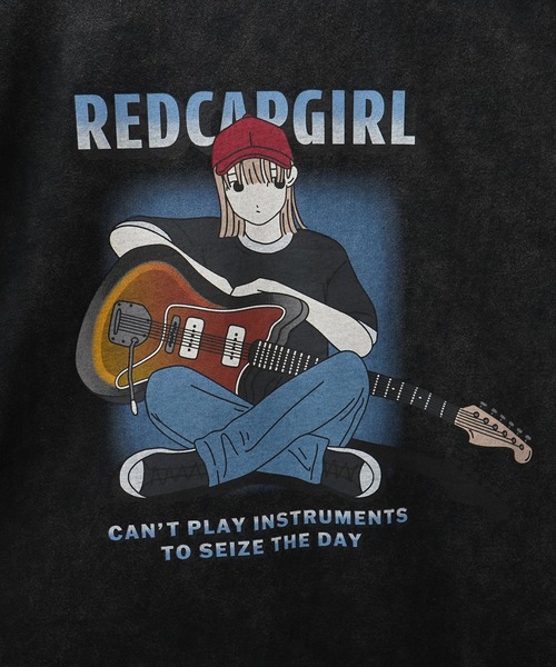 Red Cap Girl(レッドキャプガール)の「レトロ ヴィンテージライク ピグメント加工 ビッグシルエットノースリーブ カットソー(タンクトップ・メンズ・ブラック/ブラック系その他・XL/L/M)」の12枚目の写真