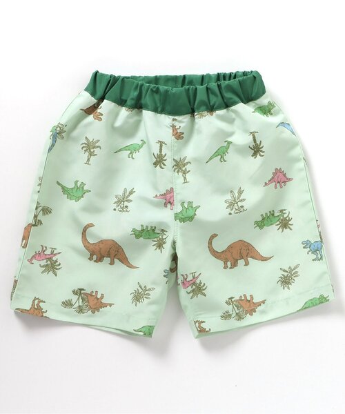 apres les cours（アプレレクール）の「【リンク】バラエティ総柄 トランクス水着（水着・キッズ・アイボリー/ブルー/ミント/イエロー・80/90/100/110/120/130/140）」の11枚目の写真