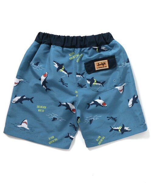 apres les cours（アプレレクール）の「【リンク】バラエティ総柄 トランクス水着（水着・キッズ・アイボリー/ブルー/ミント/イエロー・80/90/100/110/120/130/140）」の9枚目の写真