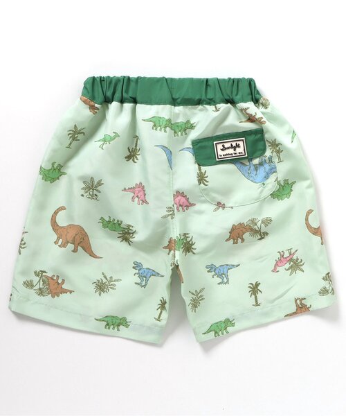 apres les cours（アプレレクール）の「【リンク】バラエティ総柄 トランクス水着（水着・キッズ・アイボリー/ブルー/ミント/イエロー・80/90/100/110/120/130/140）」の7枚目の写真