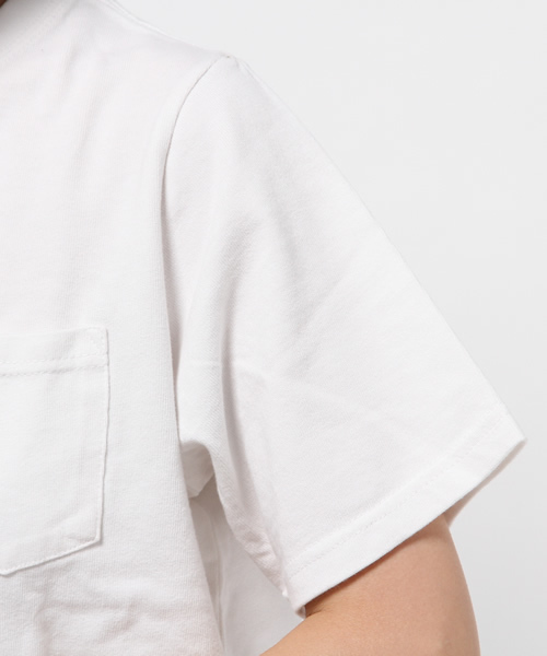 FRUIT OF THE LOOM（フルーツオブザルーム）の「【FRUIT OF THE LOOM】フルーツコラボポケットTee（Tシャツ/カットソー・レディース・グレー/ホワイト/ネイビー・FREE）」の15枚目の写真