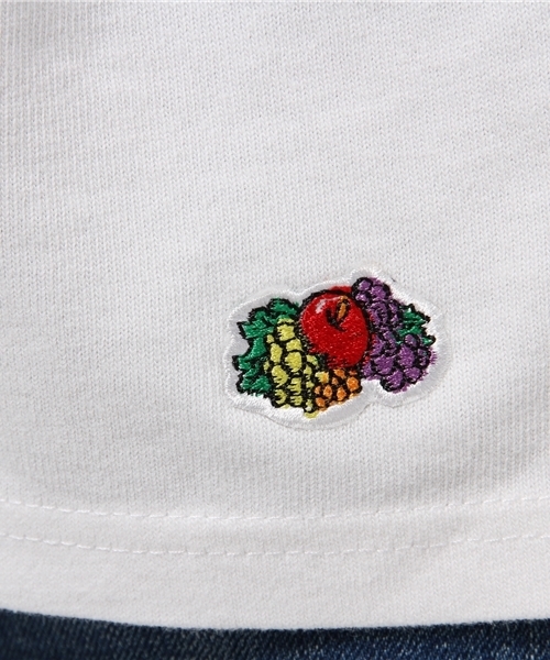 FRUIT OF THE LOOM（フルーツオブザルーム）の「【FRUIT OF THE LOOM】フルーツコラボポケットTee（Tシャツ/カットソー・レディース・グレー/ホワイト/ネイビー・FREE）」の7枚目の写真