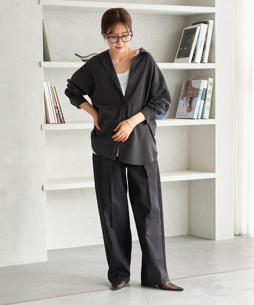 Plage  CHINO ワイド テーパード パンツ plage（プラージュ）の「CHINO ワイド テーパード パンツ