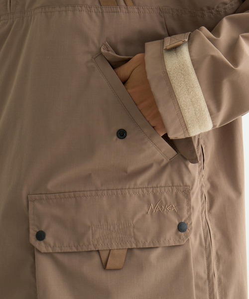 NANGA(ナンガ)の「HINOC FIELD ANORAK PARKA(マウンテンパーカー・メンズ・カーキ/モカ・M/S/XL/L)」の11枚目の写真