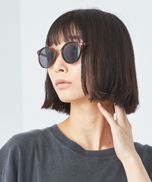 green label relaxing（グリーンレーベルリラクシング）の「GLR ボストン  ファッション用グラス（メガネ・メンズ・ブラック/その他1/その他2/ダークグレー・FREE）」の4枚目の写真