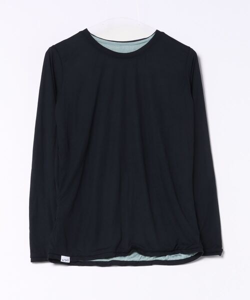 Arnold Palmer（アーノルドパーマー）の「シアー リバーシブル プルオーバー（Tシャツ/カットソー・レディース・ホワイト/アイボリー/サックスブルー・S/M/L）」の6枚目の写真