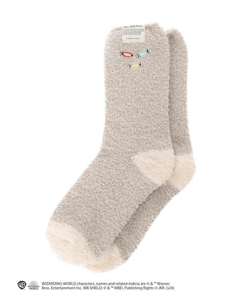 Green Parks(グリーンパークス)の「ハリーポッター/ワンポイントルームソックス(その他小物・レディース・アイボリー/ベージュ/ライトグレー/ピンク・FREE)」の12枚目の写真