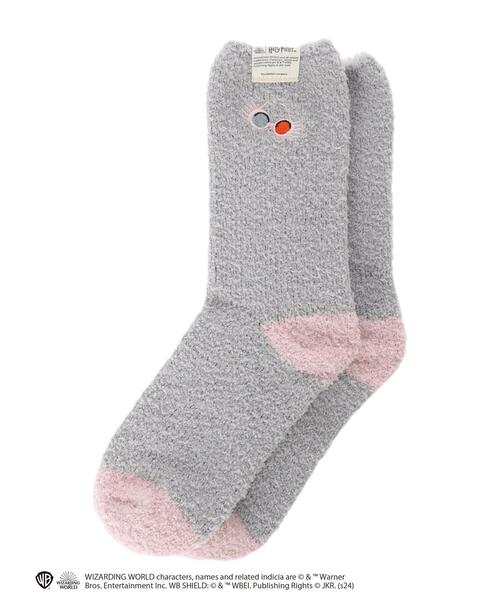 Green Parks(グリーンパークス)の「ハリーポッター/ワンポイントルームソックス(その他小物・レディース・アイボリー/ベージュ/ライトグレー/ピンク・FREE)」の2枚目の写真
