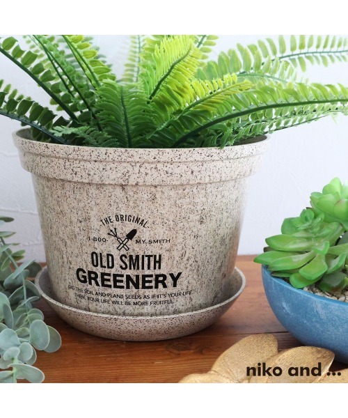 MARTHA'S VINEYARD 緑 トレーナー未使用品　タグ付き セール】【OLD SMITH GREENERY】マーブルポットLL（インテリア